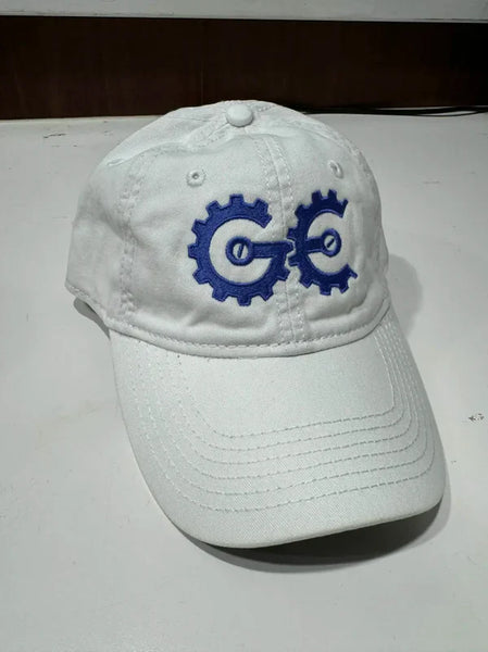 White GE Baseball Cap