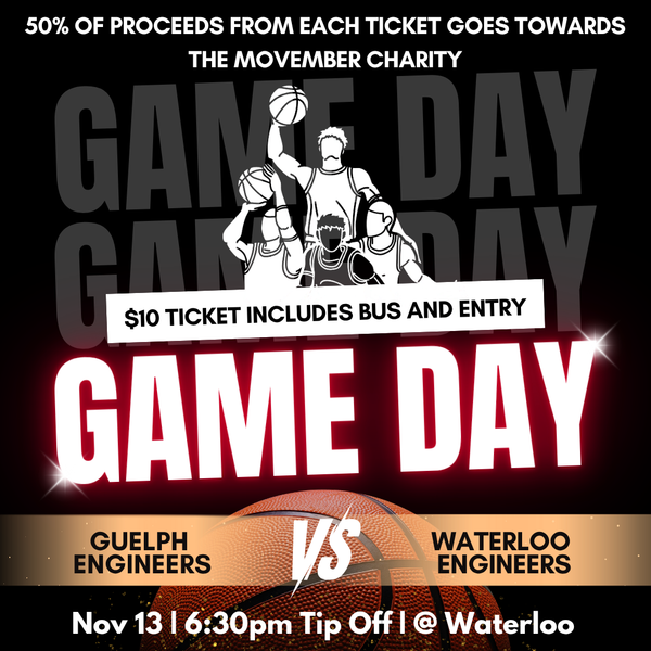 Gryphons vs. Waterloo Engineering - Movember Charity Basketball Match